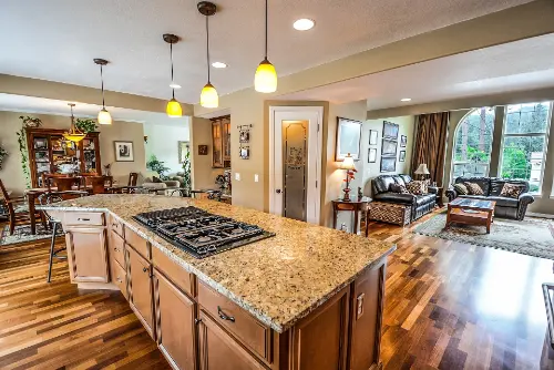 Modern home interior showcasing spacious living areas in Little Elm, TX